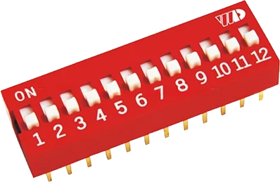12-way DIP switch